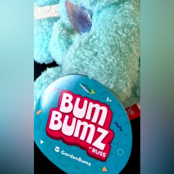 NWT 8” Sullivan the Snail Gardenbumz — Kellytoy Bumbumz - Picture 4 of 4